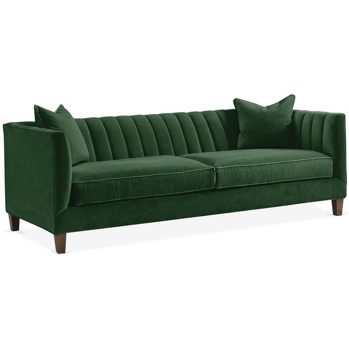 Диван Penelope Sofa Emerald зеленого цвета