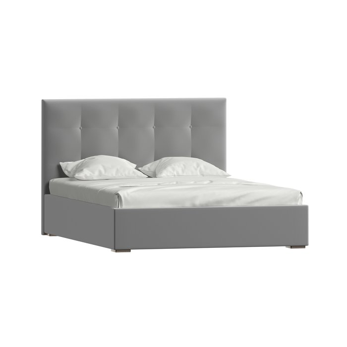 Кровать Harmony 140х200 с подъёмным механизмом серого цвета