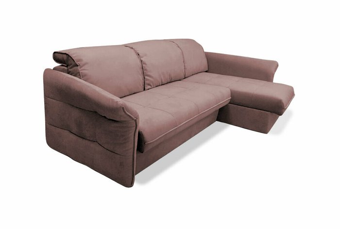 Угловой диван-кровать Толедо коричневого цвета