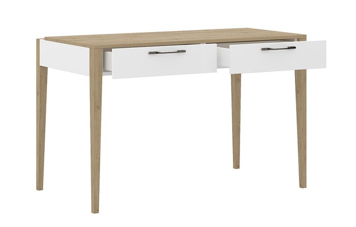 Стол письменный Нордвик бело-коричневого цвета - купить Письменные столы по цене 25590.0