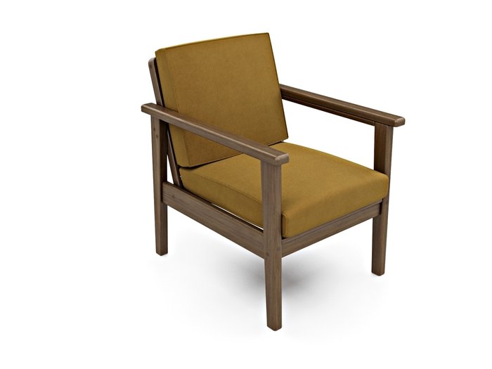 Кресло Лориан горчичного цвета - лучшие Интерьерные кресла в INMYROOM