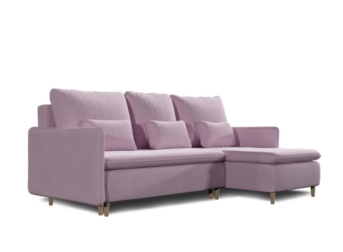 Диван-кровать Ron розового цвета - купить Угловые диваны по цене 109000.0
