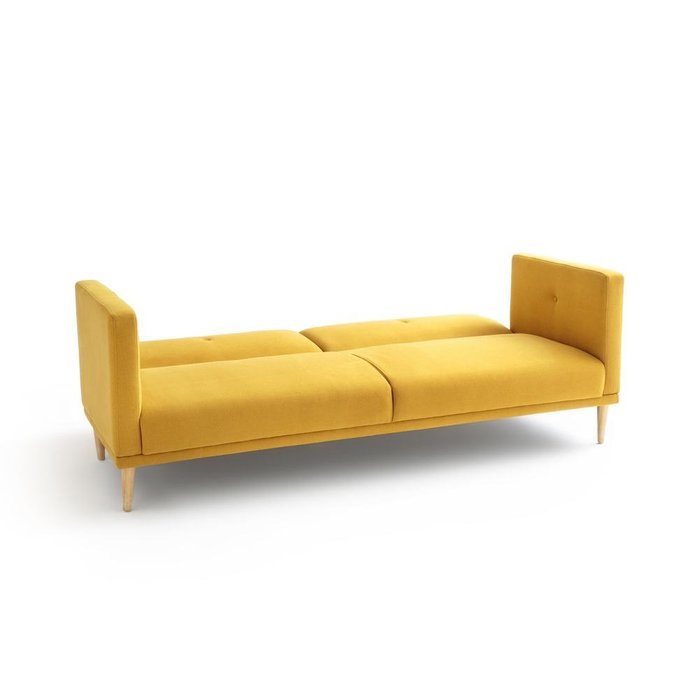 Диван-кровать раскладной Loan желтого цвета - купить Прямые диваны по цене 70353.0