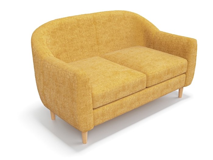 Диван Орак желтого цвета - лучшие Прямые диваны в INMYROOM