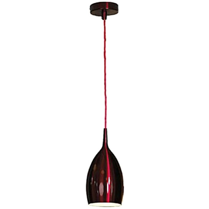 Подвесной светильник Collina LSQ-0716-01 (стекло, цвет красный)