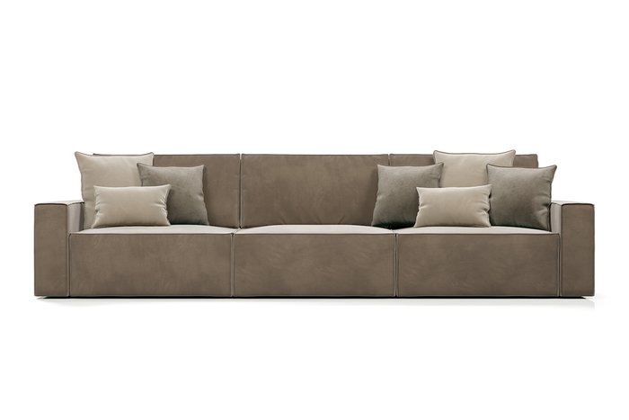 Диван Корсо XL темно-бежевого цвета - купить Прямые диваны по цене 74990.0