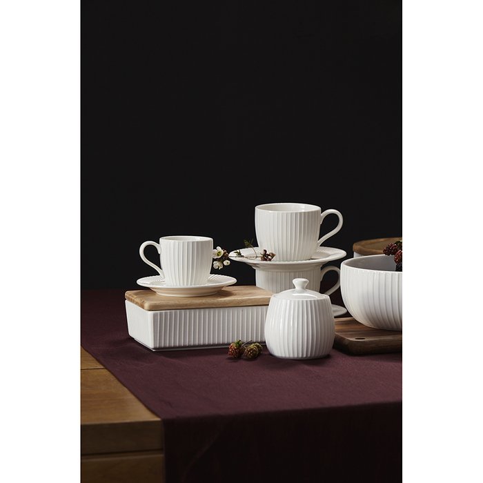 Набор чайных пар soft ripples, dual glazing, 250 мл, 2 шт. - купить Для чая и кофе по цене 2100.0