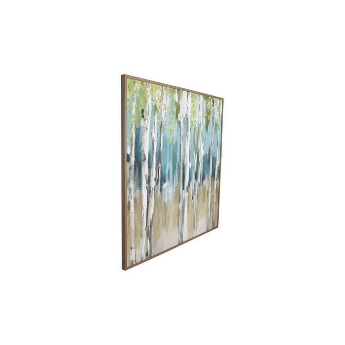 Картина полистирол Деревянный MDF Деревья 90 x 90 x 3 cm - лучшие Картины в INMYROOM