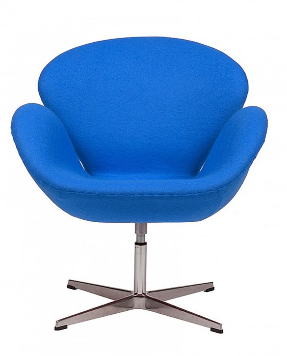 Кресло Swan синего цвета