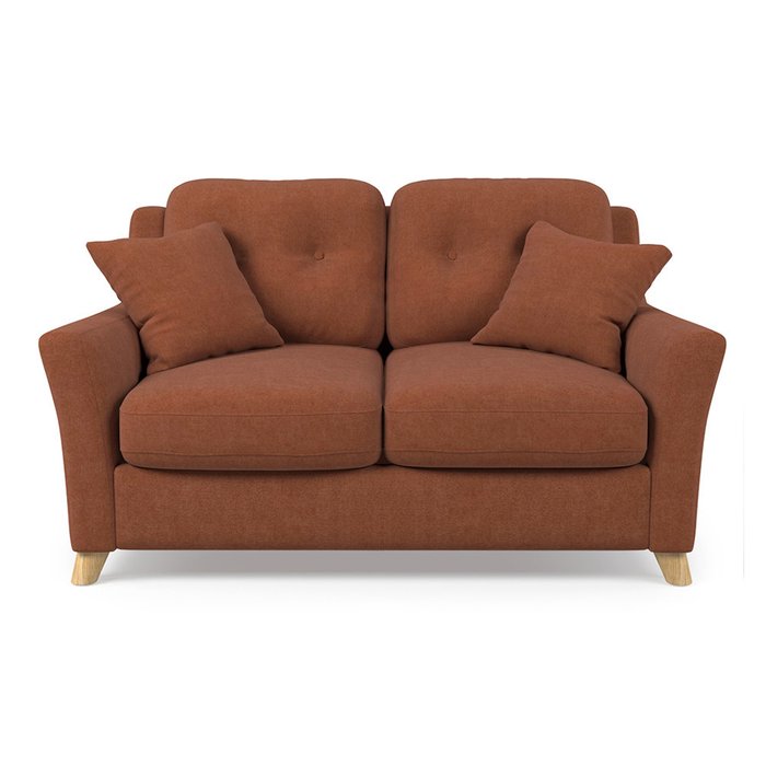 Диван-кровать Raf MT двухместный коричневого цвета - купить Прямые диваны по цене 56300.0