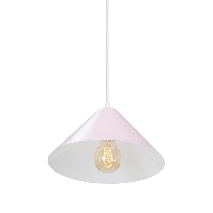 Подвесной светильник из металла светло-розового цвета - лучшие Подвесные светильники в INMYROOM