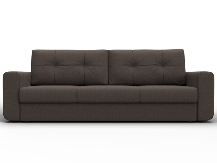 Диван-кровать Лига 031 темно-коричневого цвета - купить Прямые диваны по цене 59990 Диван-кровать Лига 031 темно-коричневого цвета - купить Прямые диваны по цене 59990