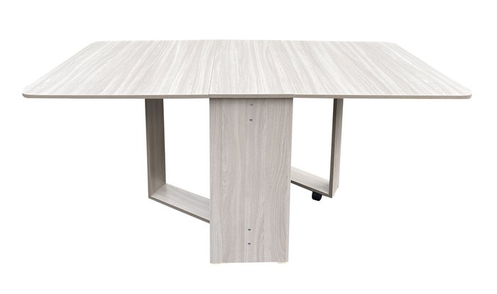 Обеденый стол-тумба раскладной цвета Ясень Шимо  - купить Обеденные столы по цене 9424.0