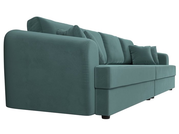 Прямой диван-кровать Милтон бирюзового цвета - лучшие Прямые диваны в INMYROOM