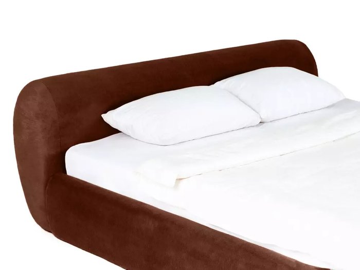 Кровать Sintra 180х200 коричневого цвета без подъёмного механизма - лучшие Кровати для спальни в INMYROOM