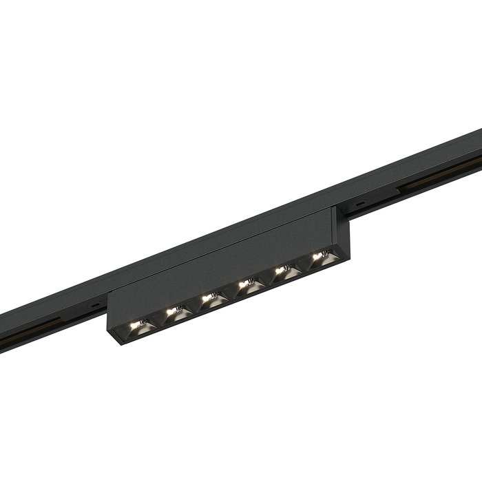 Магнитный трековый светильник Черный LED 1*5W 4000K 220Lm Ra>90 IP20 L100xW10xH18 24V SUPER5 - купить Трековые светильники по цене 2365.0 Магнитный трековый светильник Черный LED 1*5W 4000K 220Lm Ra>90 IP20 L100xW10xH18 24V SUPER5 - купить Трековые светильники по цене 2365.0