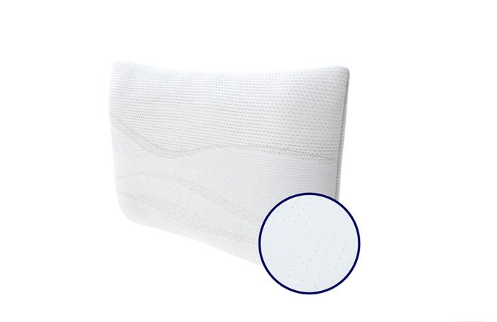 Подушка с эффектом памяти Rossio 41-61 белого цвета