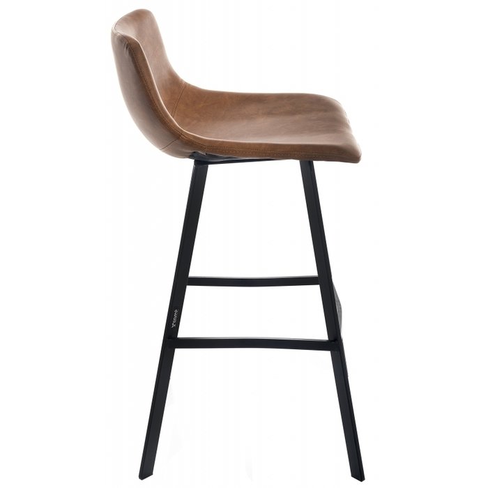Барный стул Bruge  cinnamon nubuk коричневого цвета - купить Барные стулья по цене 4400.0