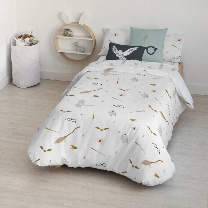 Пододеяльник Harry Potter Hogwarts Nordic Разноцветный 175 темы 140 x 200 cm 80 кровать Пододеяльник Harry Potter Hogwarts Nordic Разноцветный 175 темы 140 x 200 cm 80 кровать