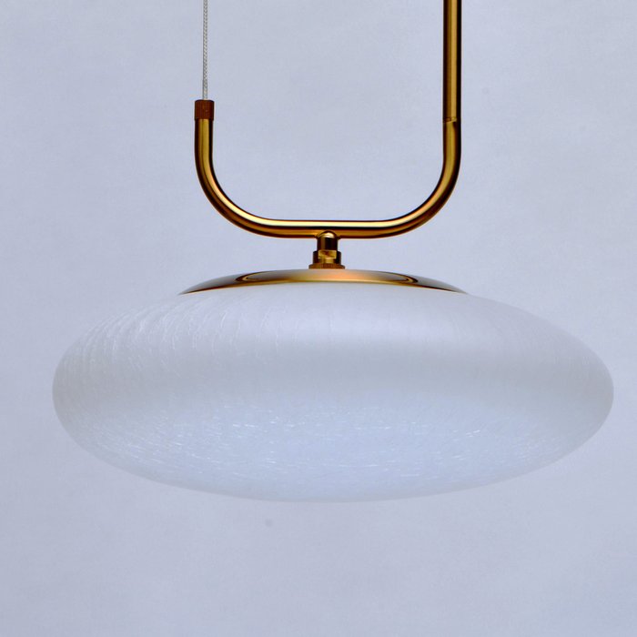 Подвесной светодиодный светильник Ауксис с белым плафоном - лучшие Подвесные светильники в INMYROOM