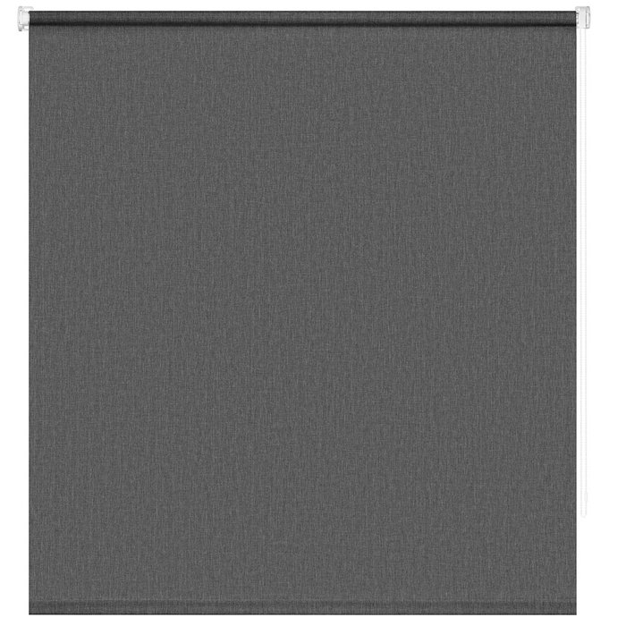 Штора рулонная Меланж Серый графит 140x175 - купить Шторы по цене 2530.0