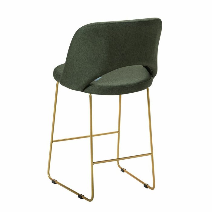 Полубарный стул Lars темно-зеленого цвета - лучшие Барные стулья в INMYROOM