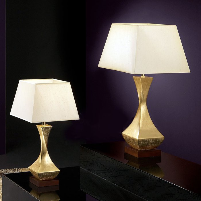 Настольная лампа Schuller Deco с белым абажуром  - лучшие Настольные лампы в INMYROOM