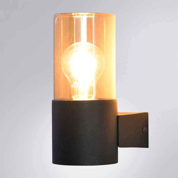 Уличный настенный светильник Arte lamp SEGINUS A6515AL-1BK - лучшие Настенные уличные светильники в INMYROOM
