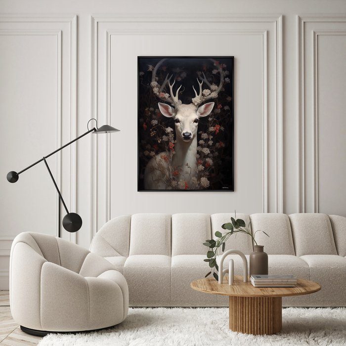 Репродукция картины Magic Deer, No 1, 2024г. - лучшие Картины в INMYROOM