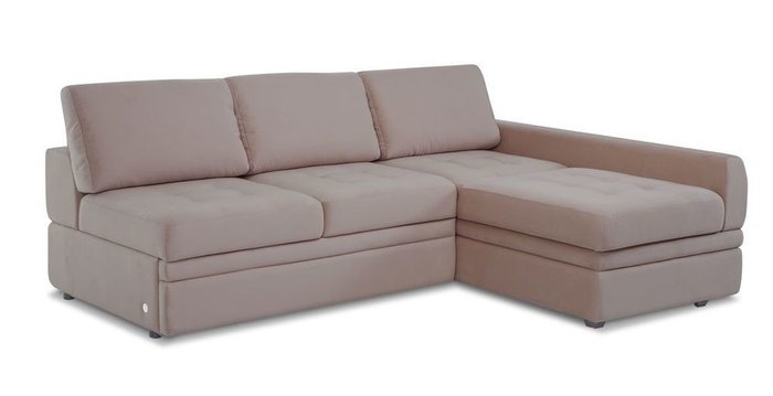 Угловой диван-кровать Бруно коричневого цвета - купить Угловые диваны по цене 116268.0