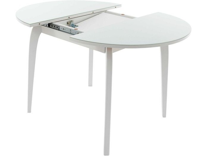 Стол раскладной Ривьера белого цвета - лучшие Обеденные столы в INMYROOM