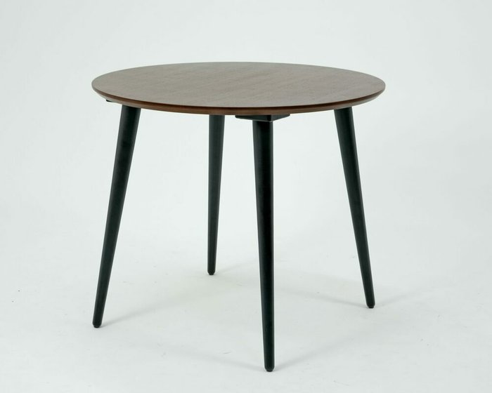 Стол обеденный Монте D100 со столешницей цвета орех - лучшие Обеденные столы в INMYROOM