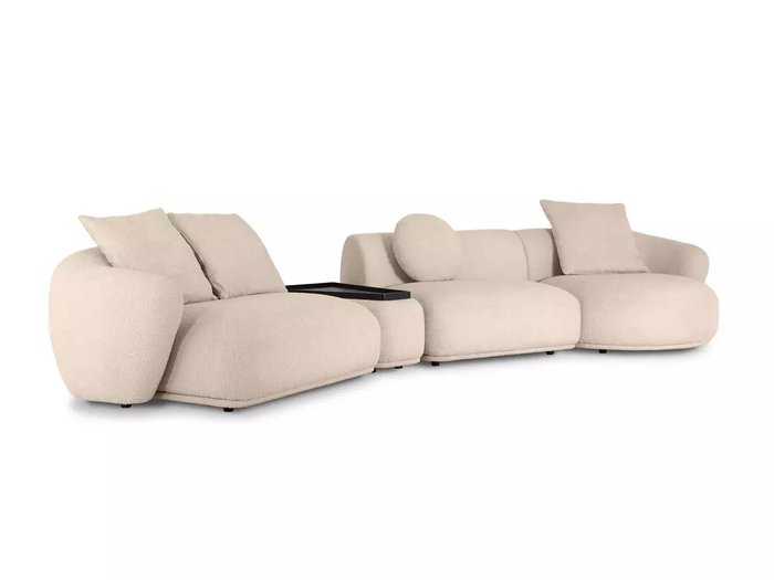 Модульный диван Fabro бежевого цвета - купить Прямые диваны по цене 371970.0