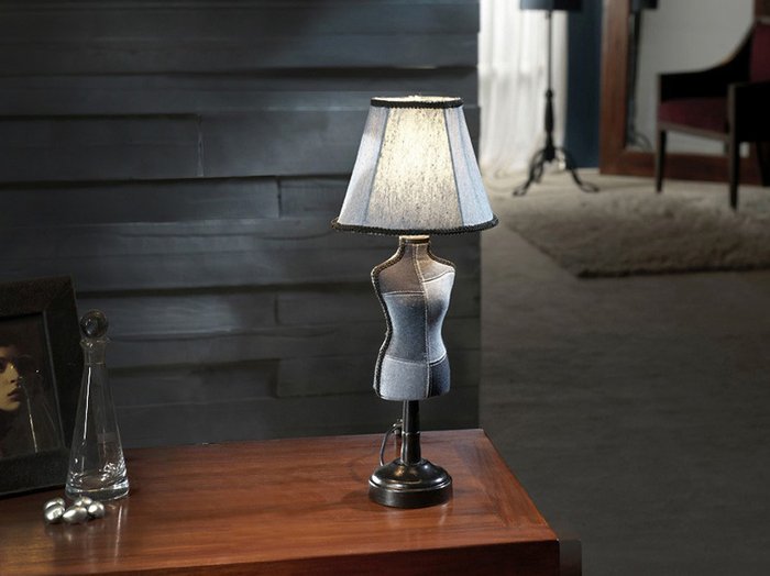 Настольная лампа Schuller "VOGUE DENIM Small" - купить Настольные лампы по цене 4160.0