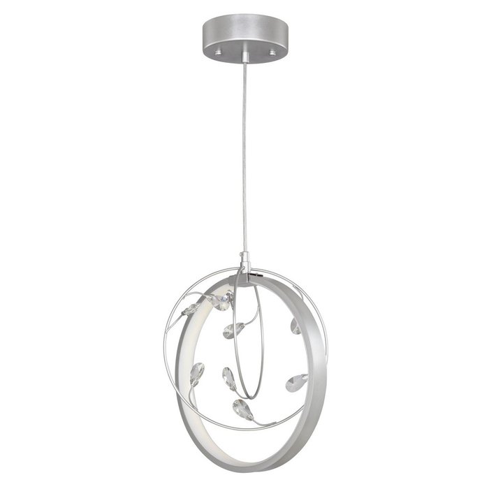 Подвесной светодиодный светильник  Schleife серебряного цвета