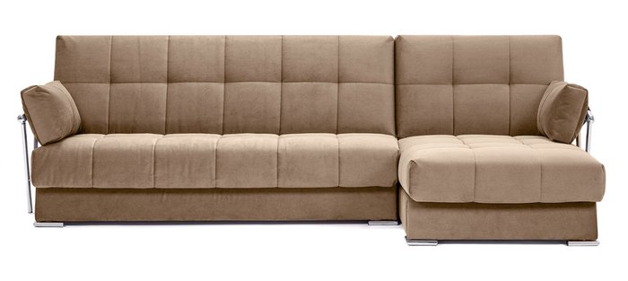 Угловой диван-кровать Дудинка Galaxy темно-бежевого цвета - купить Угловые диваны по цене 49990.0