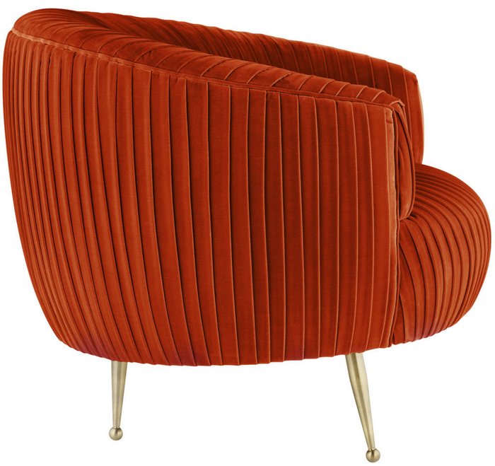 Кресло Poly Orange оранжевого цвета - лучшие Интерьерные кресла в INMYROOM