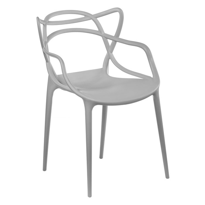 Комплект из  шести стульев Masters серого цвета - купить Обеденные стулья по цене 29470.0
