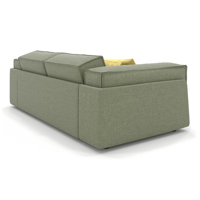  Диван-кровать Vento Classic двухместный темно-зеленого цвета - лучшие Прямые диваны в INMYROOM