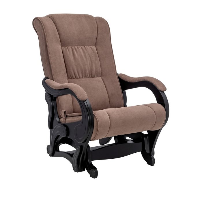Кресло-глайдер Модель 78 люкс коричневого цвета