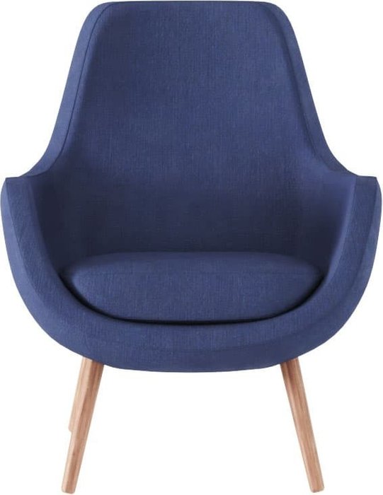 Кресло Лидия синего цвета - лучшие Интерьерные кресла в INMYROOM