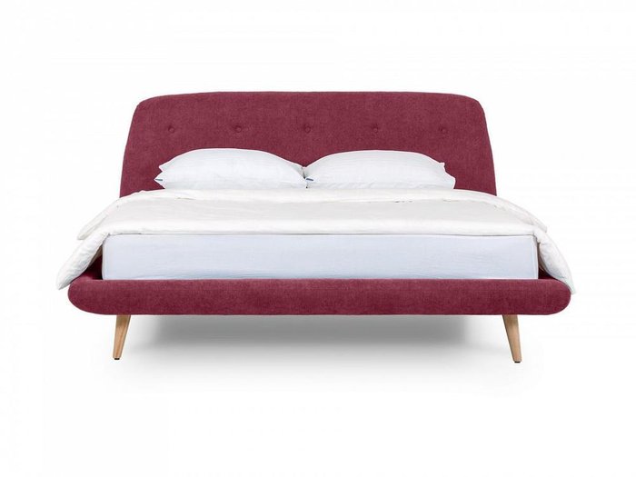 Кровать Loa красного цвета 160x200 - купить Кровати для спальни по цене 65250.0