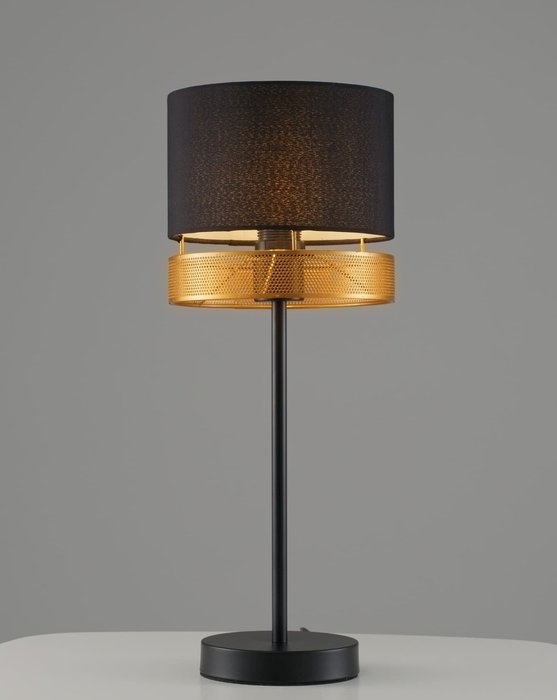 Лампа настольная Gela черно-золотого цвета - купить Настольные лампы по цене 5090.0