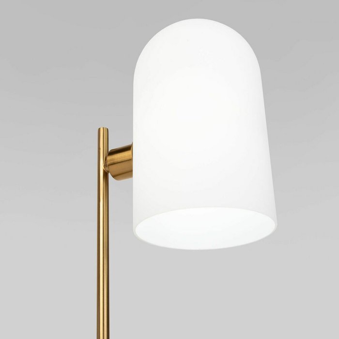 Настольный светильник со стеклянным плафоном 01164/1 латунь Bambola - лучшие Настольные лампы в INMYROOM
