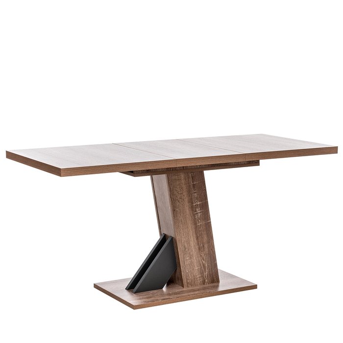 Раздвижной обеденный стол Луссо коричневого цвета - лучшие Обеденные столы в INMYROOM