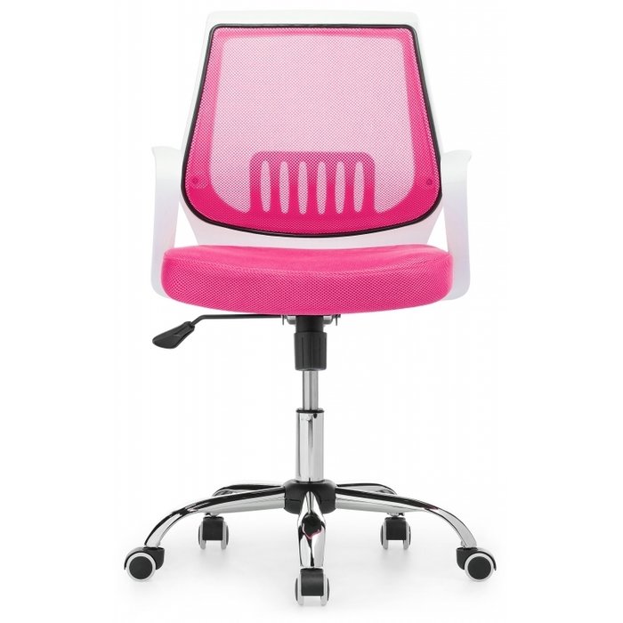 Компьютерное кресло Ergoplus бело-розового цвета - лучшие Офисные кресла в INMYROOM