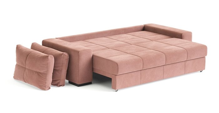 Диван-кровать Матиас розового цвета - лучшие Прямые диваны в INMYROOM