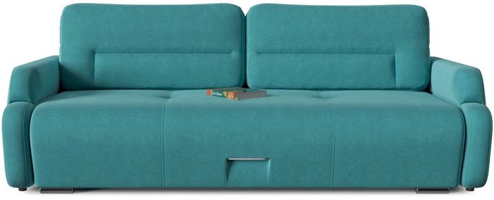 Диван-кровать Лацио зеленого цвета  - купить Прямые диваны по цене 42758.0
