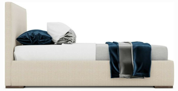 Кровать Otto 180х200 бежевого цвета с подъемным механизмом - лучшие Кровати для спальни в INMYROOM