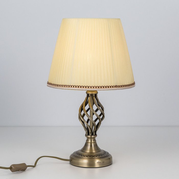 Citilux Вена CL402833 Настольная лампа с абажуром Бронза - лучшие Настольные лампы в INMYROOM